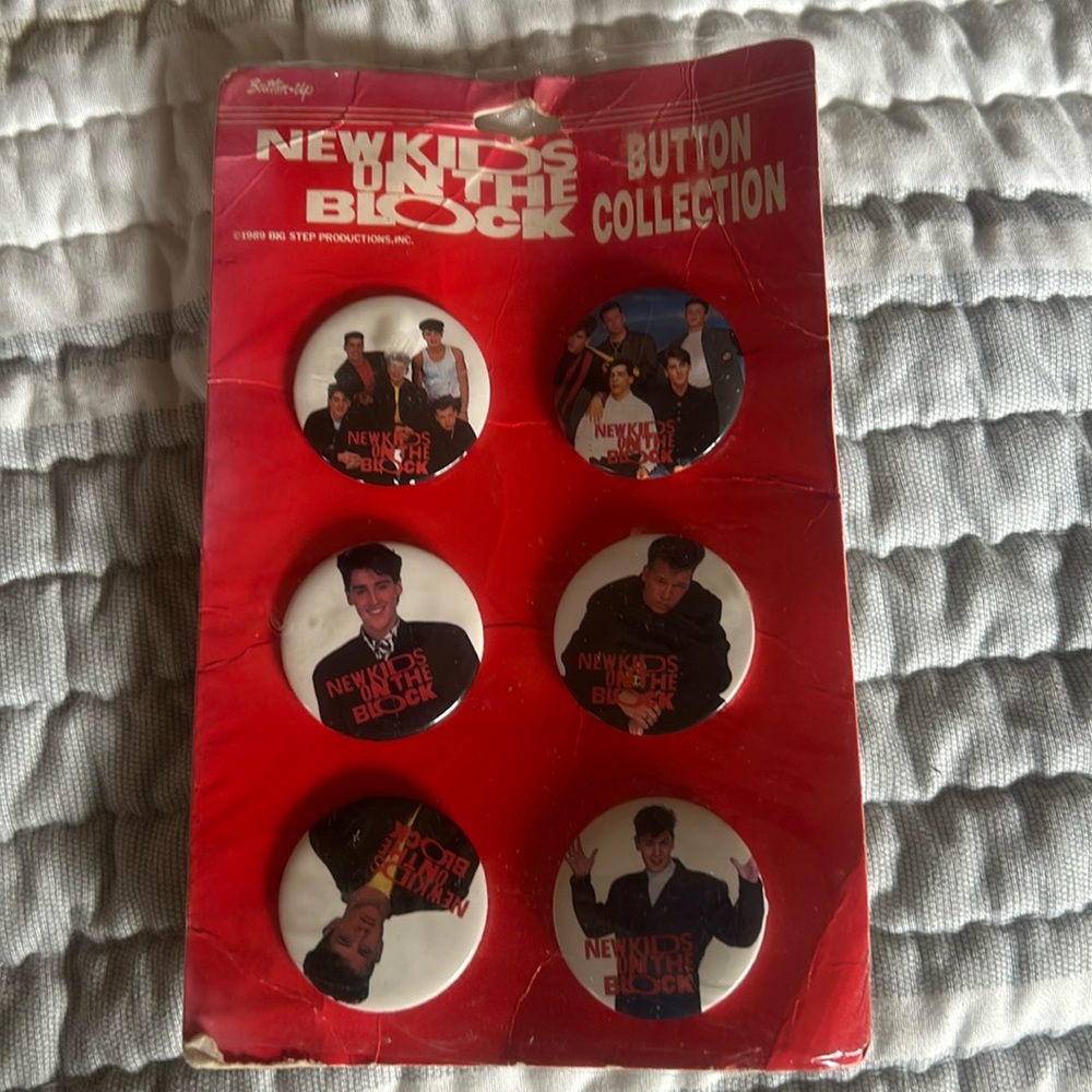 New Kids On The Block Vintage Memorabilia